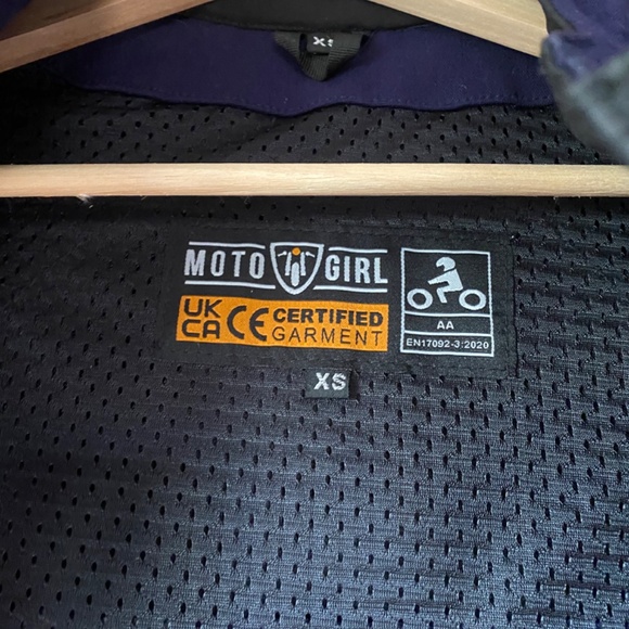 MotoGirl Jodie Motorcycle Jacket uk size 6/8 - Picture 9 of 14